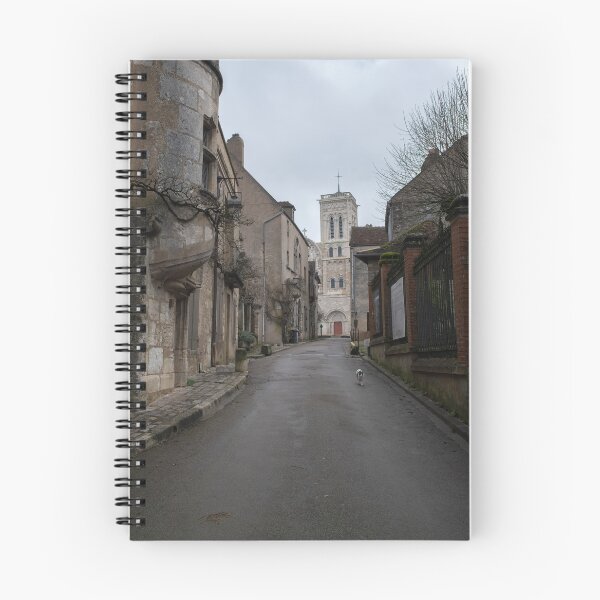 Item preview, Vezelay Abbey is a Benedictine and Cluniac monastery in the Bourgogne-Franche-Comte. Cloudy winter day. (vertical) designed and sold by Maurizio Fabbroni.