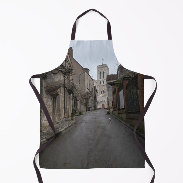 Item preview, Vezelay Abbey is a Benedictine and Cluniac monastery in the Bourgogne-Franche-Comte. Cloudy winter day. (vertical) designed and sold by Maurizio Fabbroni.