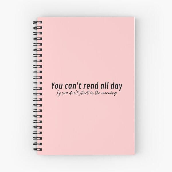Item preview, You cant read all day. Book lovers designed and sold by marlynlove.