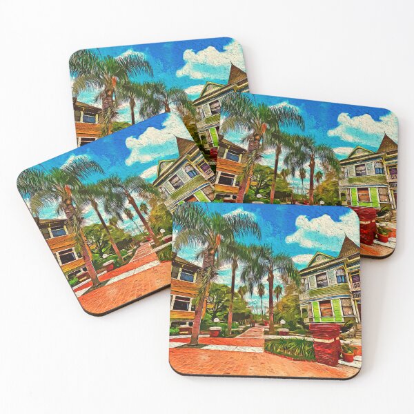 Item preview, Heritage Square in Oxnard, California - digital painting designed and sold by NickoPrints.