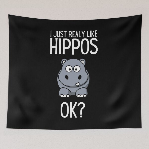 Item preview, Hippo Really Like Hippos Hippo Lovers Hippopotamus designed and sold by Thetruemo.