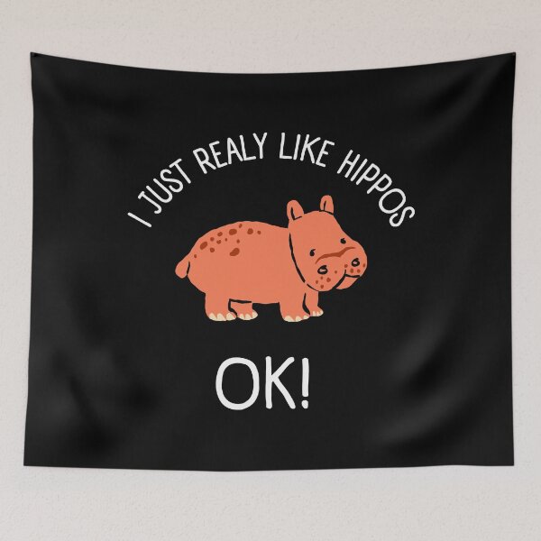 Item preview, Hippo Really Like Hippos Hippo Lovers Hippopotamus designed and sold by Thetruemo.