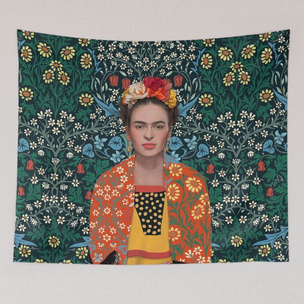Item preview, Mexican woman with flowers in her hair designed and sold by CatsAndDots.