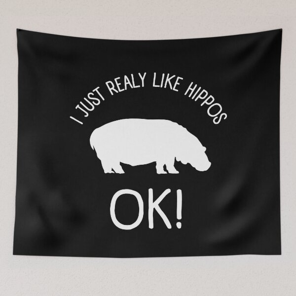 Item preview, Hippo Really Like Hippos Hippo Lovers Hippopotamus designed and sold by Thetruemo.