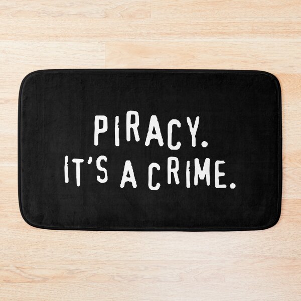 Item preview, Piracy Its a Crime designed and sold by McPod.