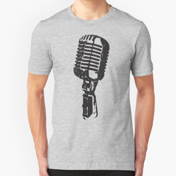 Microphone Slim Fit T-Shirt