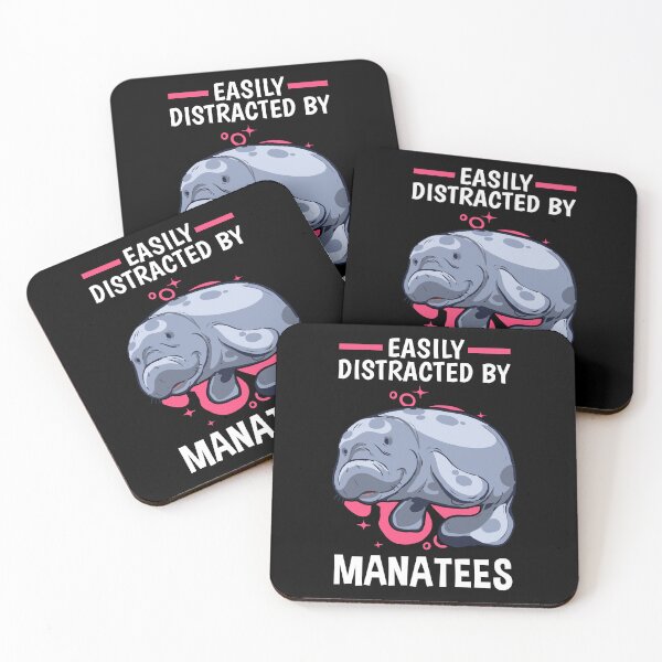 Item preview, Distracted by manatees manatee marine mammals designed and sold by madgrfx.