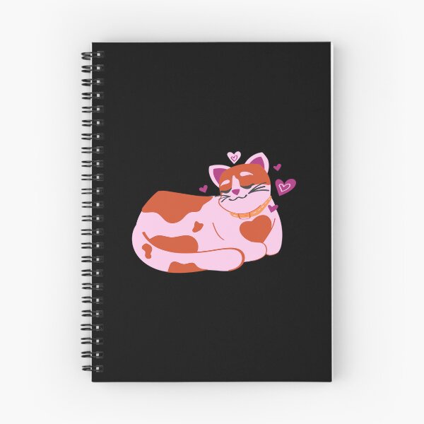 Item preview, Subtle Lesbian Pride, Cute Discreet Lesbian Flag Cat With Hearts, LGBTQ designed and sold by SweetestPrints.