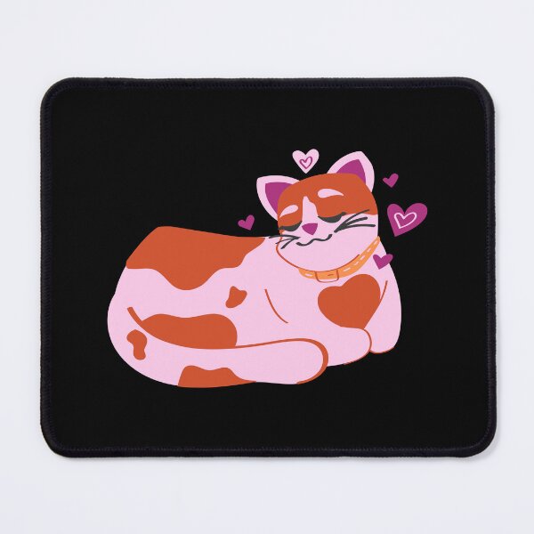 Item preview, Subtle Lesbian Pride, Cute Discreet Lesbian Flag Cat With Hearts, LGBTQ designed and sold by SweetestPrints.