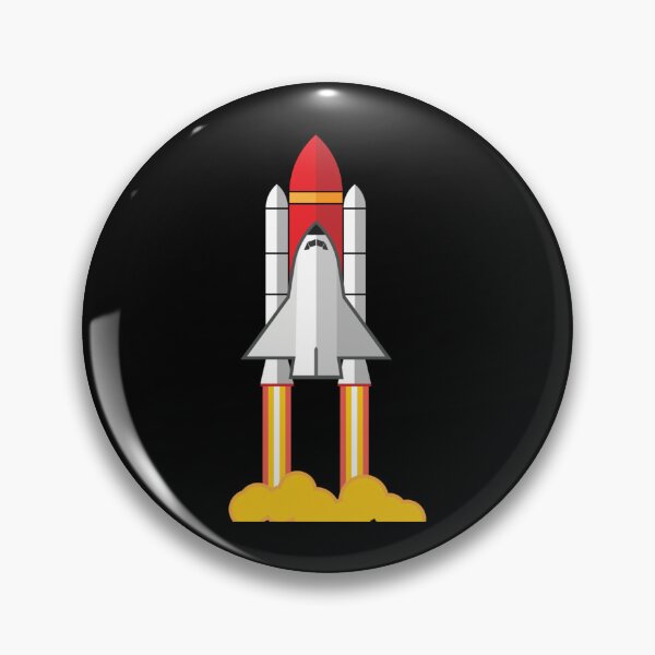 Item preview, Rocket Space Shuttle Houston Sticker designed and sold by jacksrome6.
