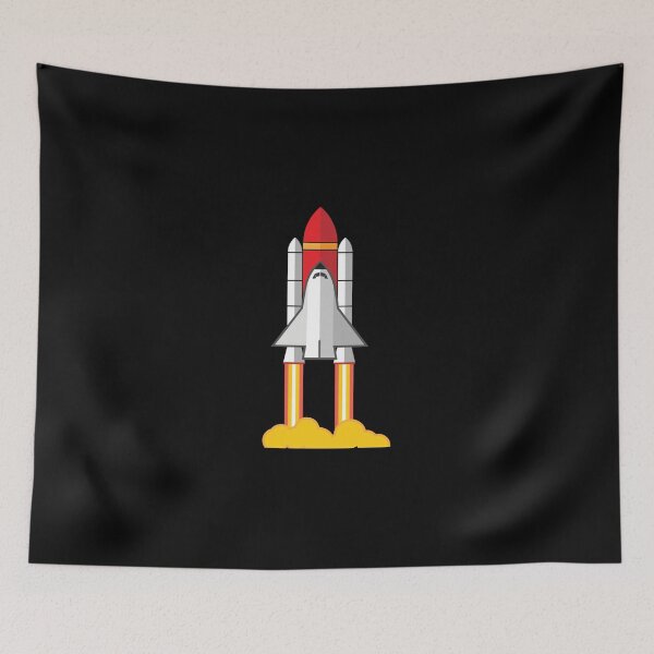 Item preview, Rocket Space Shuttle Houston Sticker designed and sold by jacksrome6.