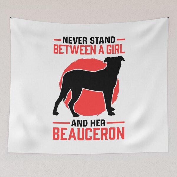 Item preview, Girl with Beauceron Beauce Shepherd designed and sold by madgrfx.