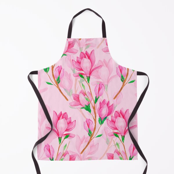 Item preview, Magnolia flowers pink monochrome designed and sold by AnaGuziiArt.