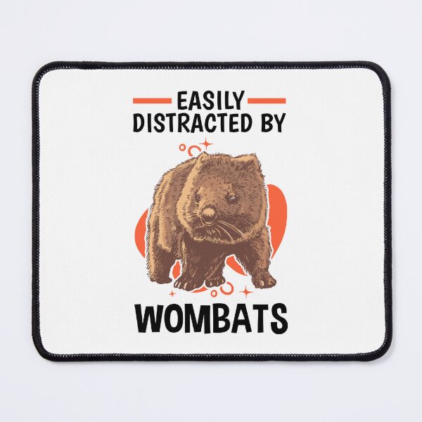 Item preview, Distracted by wombats Australian wombat designed and sold by madgrfx.