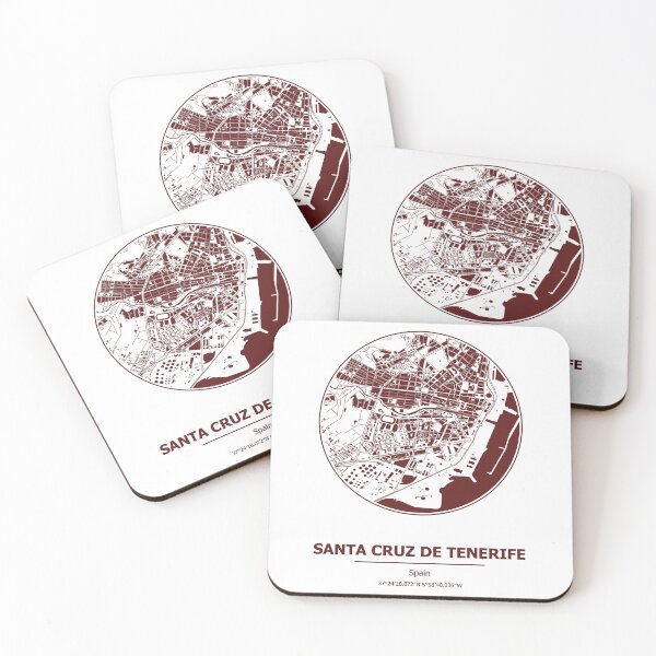 Item preview, Santa Cruz city map coordinates designed and sold by chrlalexandru.