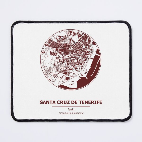 Item preview, Santa Cruz city map coordinates designed and sold by chrlalexandru.