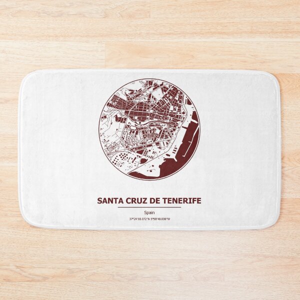 Item preview, Santa Cruz city map coordinates designed and sold by chrlalexandru.