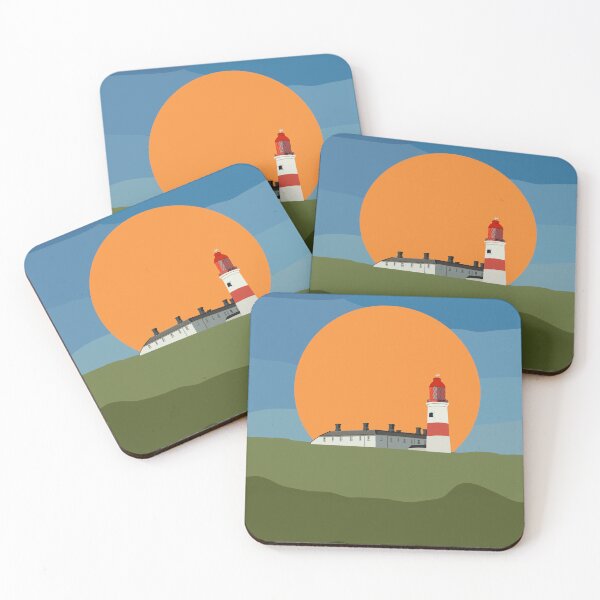 Item preview, Sunset at Souter Lighthouse designed and sold by Twist and Shout.