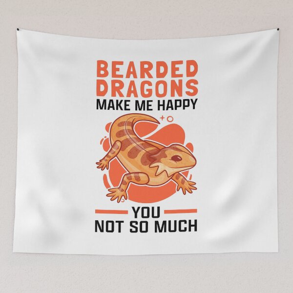 Item preview, Bearded dragons make bearded dragons happy Terraristics Bearded dragons designed and sold by madgrfx.