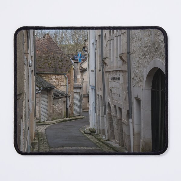 Item preview, Chablis is a town in the Bourgogne-Franche-Comte famous for its french white wine. Walking in narrow streets. (vertical) designed and sold by Maurizio Fabbroni.