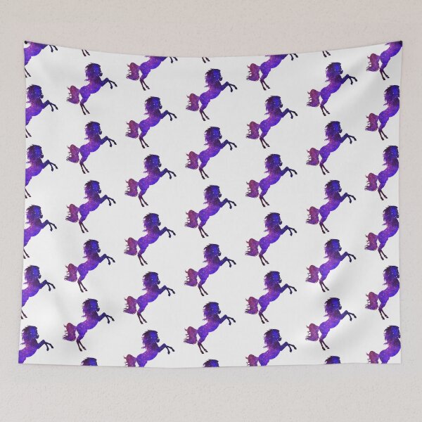 Item preview, Aesthetic Horse Shaped Purple Galaxy designed and sold by quinellie.