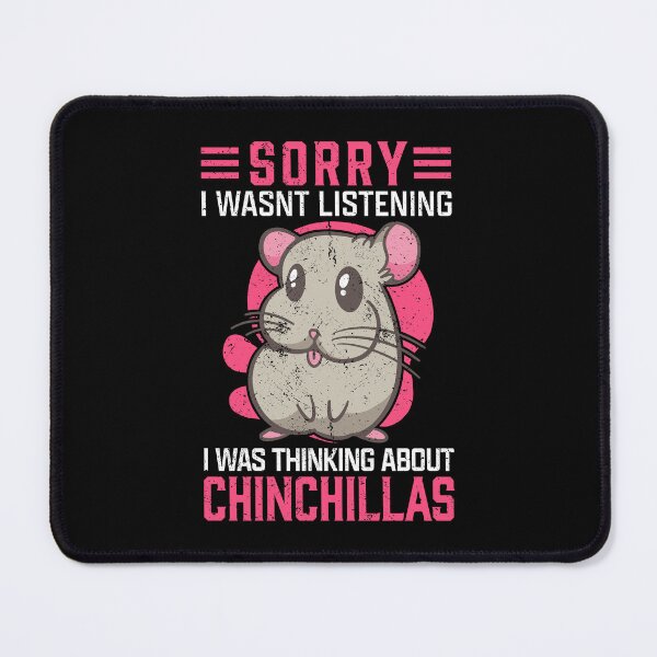 Item preview, Thought of chinchilla rodent dust mouse designed and sold by madgrfx.