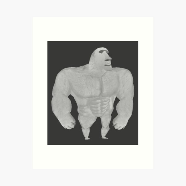 Buff Moai Art Print for Sale by TheBigSadShop