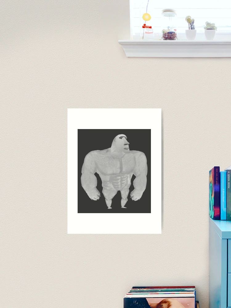 Buff Moai Art Print for Sale by TheBigSadShop