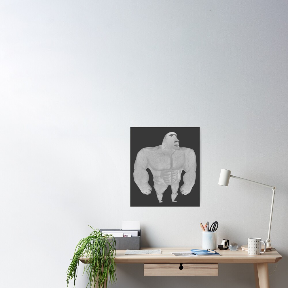 Buff Moai Art Print for Sale by TheBigSadShop