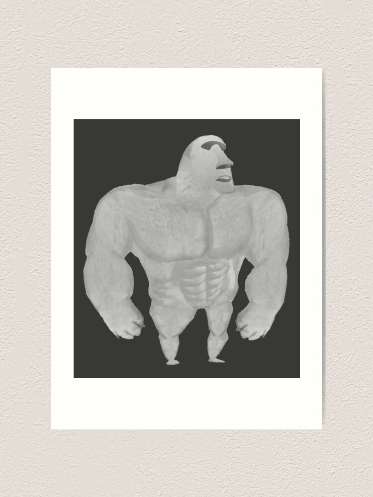 Buff Moai Art Print for Sale by TheBigSadShop