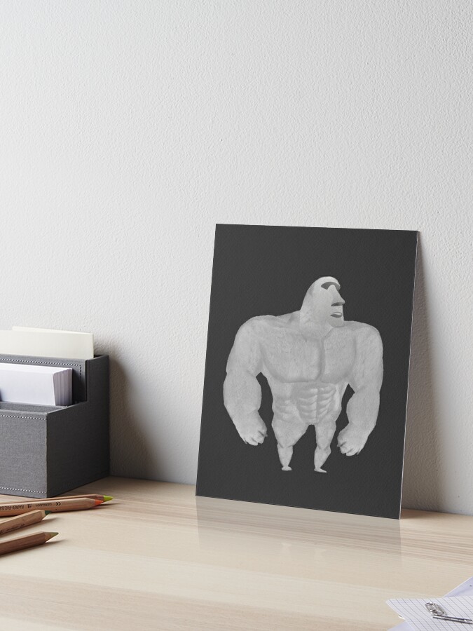 Moai Meme Art Board Prints for Sale