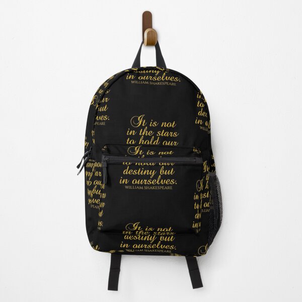 Item preview, It Is Not In The Stars To Hold Our Destiny But In Ourselves - Shakespeare Quote - Gold designed and sold by PhiloJourney.