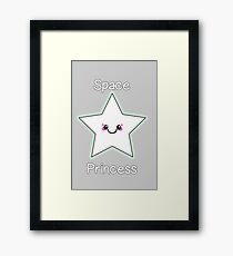 Space Princess Kawaii Star Framed Print