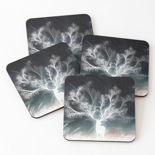 Item preview, flowering deer designed and sold by VedadKeres.