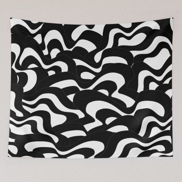 Item preview, Abstract pattern - black and white. designed and sold by K.S ART.