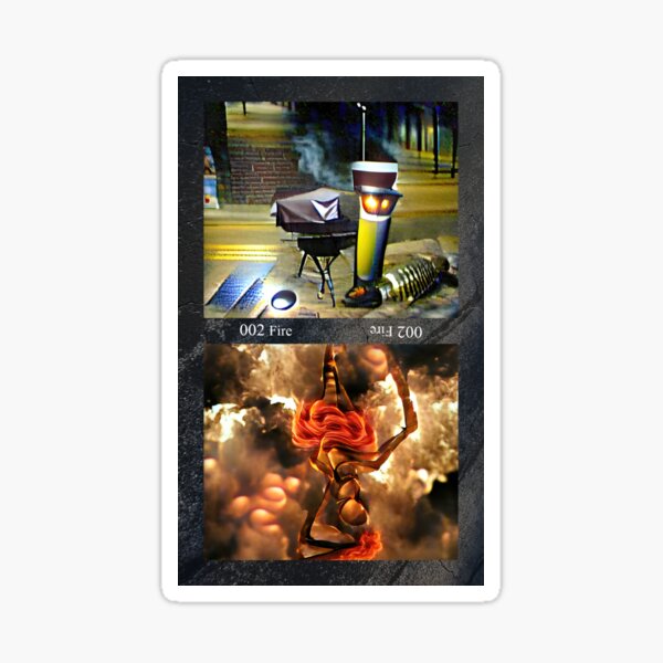 002 Fire Sticker