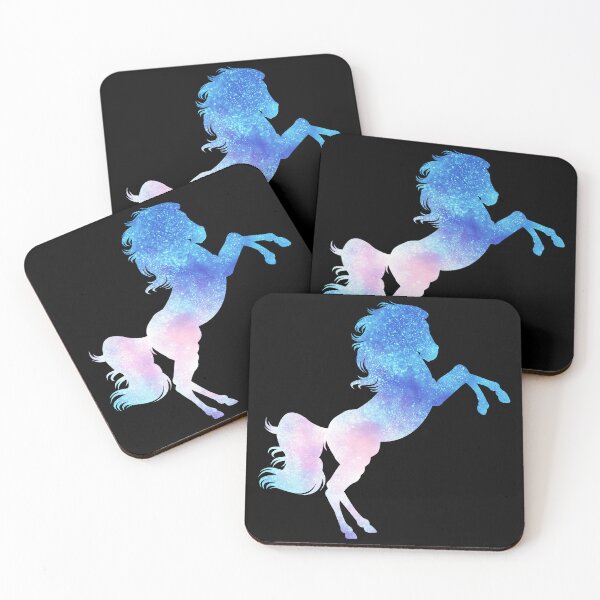 Item preview, Aesthetic Horse Shaped Blue and Pink Galaxy designed and sold by quinellie.