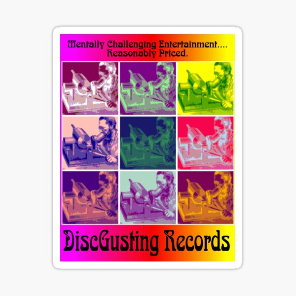 Disgusting Records Sticker