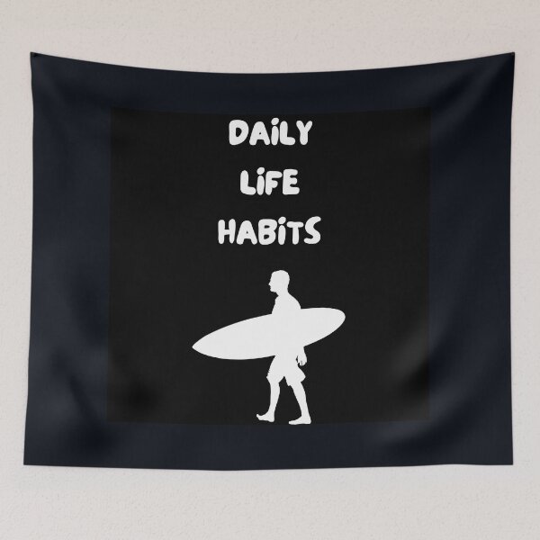 Item preview, Daily Life Habits Surfer designed and sold by POSITIVE4EVA.