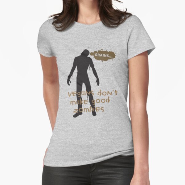 Vegan Zombies Fitted T-Shirt