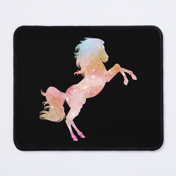 Item preview, Aesthetic Horse Shaped Blue, Pink and Yellow Galaxy designed and sold by quinellie.