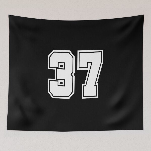 Item preview, 37 shirt number number college style designed and sold by GeogDesigns.