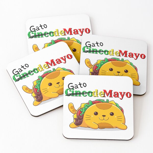 Item preview, Cinco de Mayo Shirt with cat designed and sold by DumplingTees.