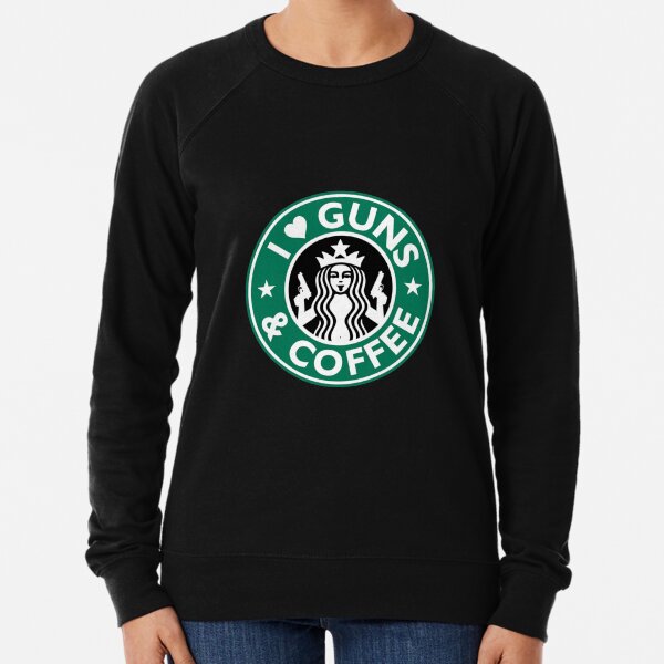 Item preview, I Love GUNS AND COFFEE Shirt Funny Gun T-Shirt Essential T-Shirt designed and sold by MariaBorgwardt.