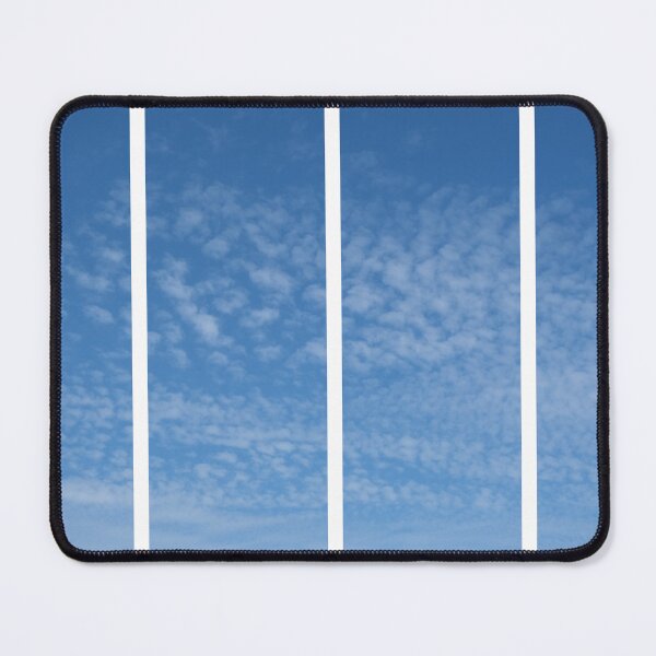 Item preview, Cirrocumulus clouds in blue sky on sunny peaceful spring day. Water in a gaseous state in nature. The atmosphere of the earth. The effect of humidity on agricultural production. The symbol of freedom. designed and sold by Maurizio Fabbroni.