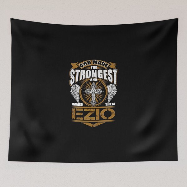 Item preview, Ezio Name T Shirt - God Found Strongest And Named Them Ezio Gift Item Tee designed and sold by masondilla.
