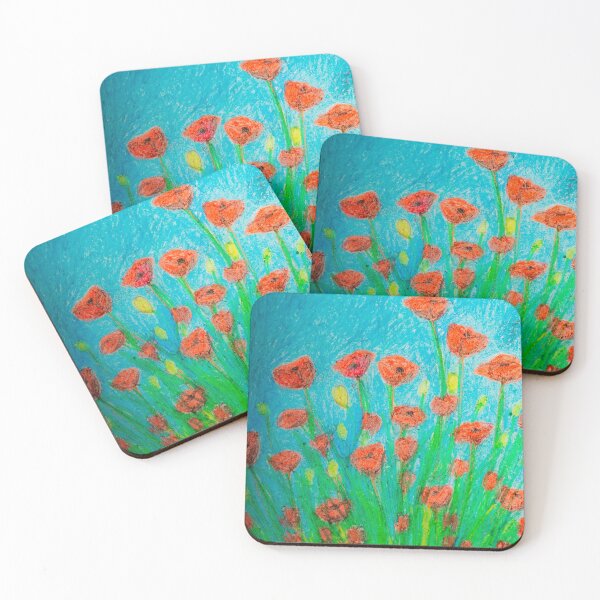 Item preview, California Red Poppy Flowers designed and sold by ArinasFineArt.