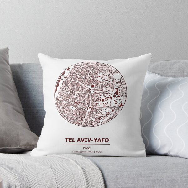 Artikelvorschau, Tel Aviv city map coordinates entworfen und verkauft von chrlalexandru.