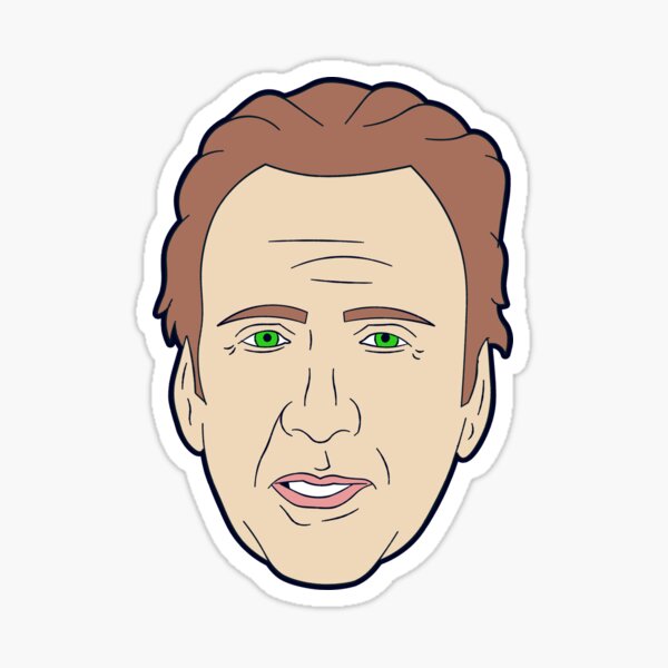 Nicholas Cage Sticker