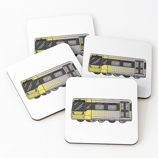 Item preview, Manchester Metrolink tram graphic in Flux Systems style designed and sold by jimmy-digital.